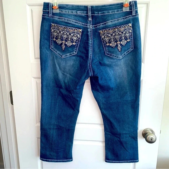 Vintage New Directions Weekend Capris Jeans Size 10 Lightweight - Picture 3 of 13